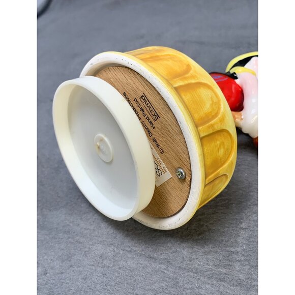 Vintage Schmid Pinocchio Ceramic Music Box Figurine with Rocking Horse - Picture 6 of 9